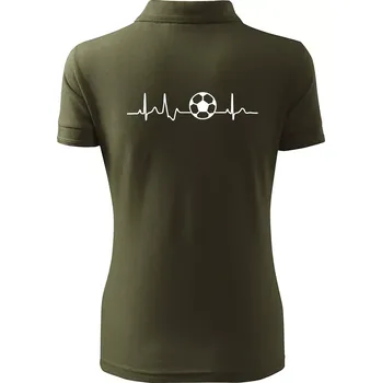 Ekg fotbal míč - Polokošile dámská Pique Polo - L ( Military )