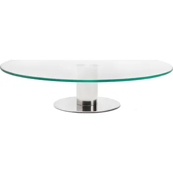 TADAR OMENA skleněný pevný talíř na dort 30 cm