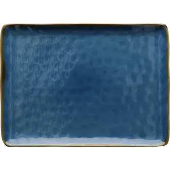 Talíř Keramický podnos na servírování ROSE TULIPANI CONCERTO BLU AVIO 36 x 26,5 cm