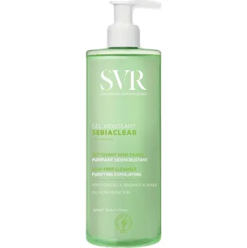 Čistící gel SVR Sebiaclear Gel Moussant čisticí gel pro mastnou a aknózní pleť 400 ml