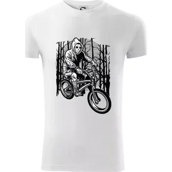 Pánská móda Ride Bike To Kill - Viper FIT - Pánské zůžené tričko - 2XL ( Bílá )