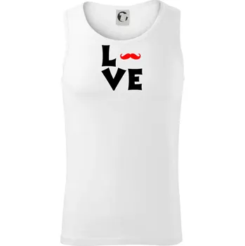 Love mustache - Tílko pánské Core - 2XL ( Bílá )