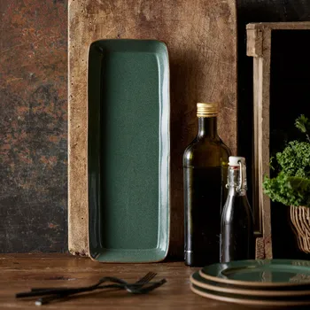 Talíř Kameninový talíř na svačinu BITZ STONEWARE 38 x 14 cm