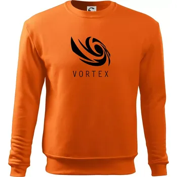 Pánská mikina Vortex logo jednobarevné - Mikina Essential pánská - XL ( Oranžová )