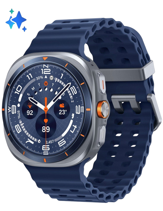 Hodinky Samsung Galaxy Watch Ultra 2025 modrá + Vyzvednutí do 30 minut v každé prodejně O₂