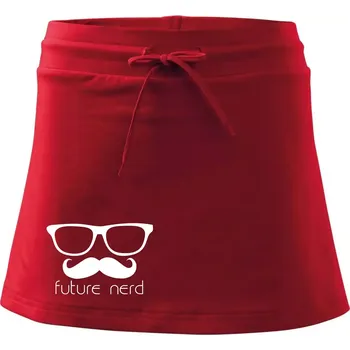 Dámská sukně Future nerd - Sportovní sukně - two in one - S ( Červená )