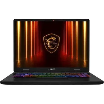 Notebook MSI Crosshair A16 HX D8WFKG-023XPL AMD Ryzen 7 8840HX Notebook 40,6 cm (16") Quad HD+ 16 GB DDR5-SDRAM 1 TB SSD NVIDIA GeForce RTX 5060 Wi-Fi 6E (802.11ax) NoOS Šedá