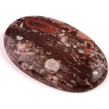Přírodní kámen Kabošon Kammererite Fossil č.3454 (38x23x6mm)