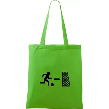 Únik fotbal - Taška bavlněná - 42 x 38 cm ( Apple Green )