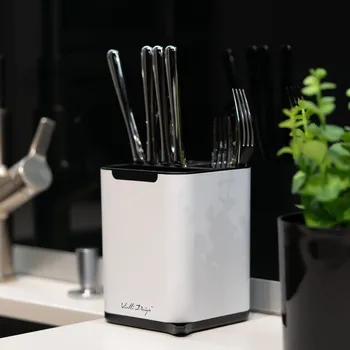 Organizace kuchyně VIALLI DESIGN Livio Duo bílá - plastový podnos na příbory