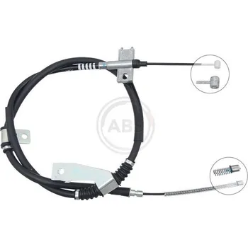 Lanko parkovací brzdy Tažné lanko, parkovací brzda A.B.S. K17453