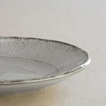 Talíř Kameninový dezertní talíř ORGANIC HAND MADE 21,5 cm