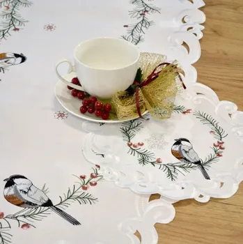 ubrus Vánoční ubrus na stůl JEDEKA HAFT 170 60 cm