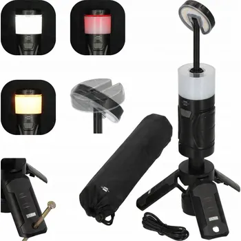 Akumulátorová LED kempingová lampa 400 lm, IP44, USB-C, stmívatelná
