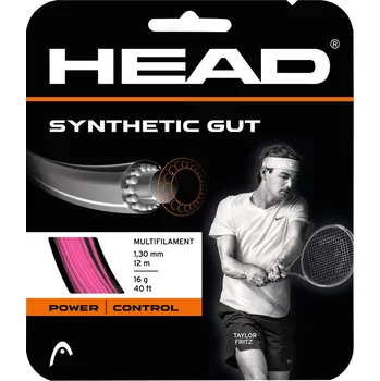 Struna na výplet tenisové rakety Head Synthetic Gut (12 m) Růžový (1.25 mm)