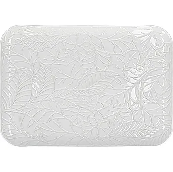 LA PORCELLANA BIANCA Bosco 34,5 x 25 cm - dekorativní porcelánový podnos