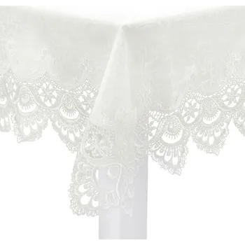 ubrus Polyesterový ubrus na stůl JEDEKA NINA VERA krémový 110 x 110 cm