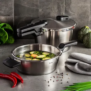 Tlakový hrnec FISSLER Vitaquick Premium 2 ks - tlakové hrnce z nerezové oceli
