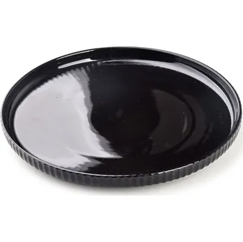 Talíř Porcelánový dezertní talíř AFFEK DESIGN SHIVONNE BLACK 20,5 cm