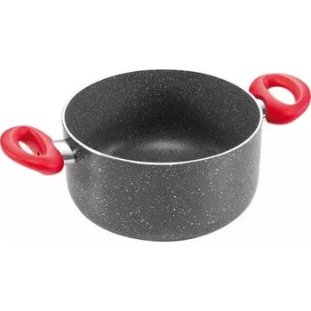 Hrnec TESCOMA Manico Rosso 4,5 l grafit - hliníkový hrnec