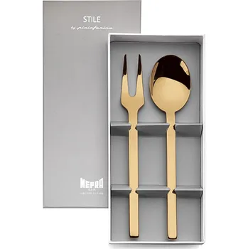Příbor MEPRA Stile By Pininfarina Gift Oro 2 ks zlaté - nerezové servírovací příbory