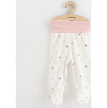 Dupačky Kojenecké polodupačky New Baby Classic II medvídek růžový - Velikost 62 (3-6m)