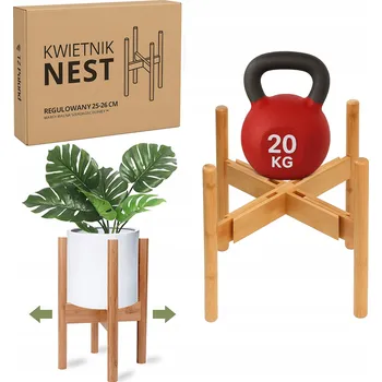 Obraz Držák Na Květináč Strado 35,7 cm dřevěný