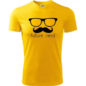 Future nerd - Dětské triko sportovní (dresovina) - 158 cm/12 let ( Žlutá )