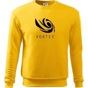 Pánská mikina Vortex logo jednobarevné - Mikina Essential pánská - XL ( Žlutá )