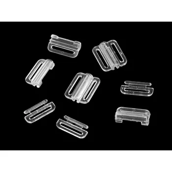 Plavkové zapínání šíře 15 mm plastové, barva 1 transparent