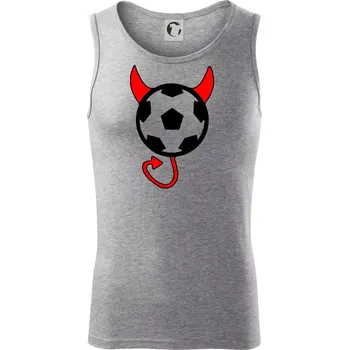 Fotbal devil - Tílko pánské Core - 2XL ( Tmavě šedý melír )