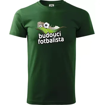Budoucí fotbalista - Triko extra velké (5-8XL) - 8XL ( Lahvově zelená )