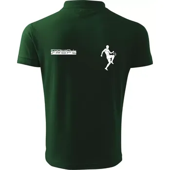 Pánská košile Football sport - Polokošile pánská Pique Polo 203 - 5XL ( Lahvově zelená )