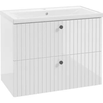 Koupelnový nábytek ArtDef Skříňka pod umyvadlo RIETTI WHITE D80 | 80 cm