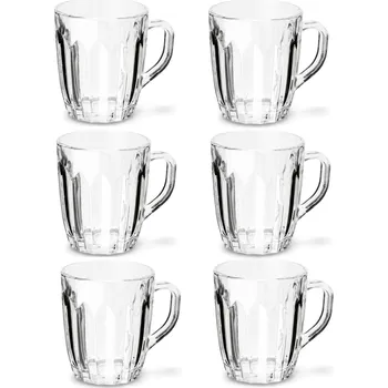 Sklenice TADAR MIRA skleničky na kávu a čaj 250 ml 6 ks.