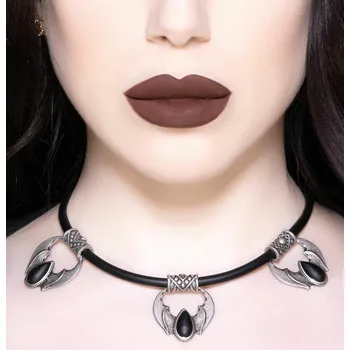 Přívěsek obojek KILLSTAR - Darkling - Silver