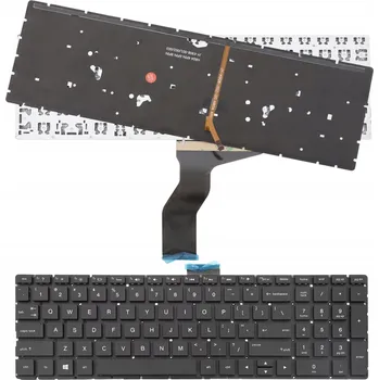 Náhradní klávesnice pro notebook Klávesnice 925008-B31 925008-001 HP 250 G6 CZARNA LED pro HP, Compaq