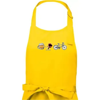 Kuchyňská zástěra Hattrick kolo - Dámská zástěra na vaření - Univerzální velikost ( Žlutá )