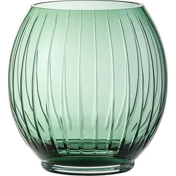 Váza ZWIESEL 1872 SIGNUM křišťálová váza na květiny SMOKY GREEN 19 cm