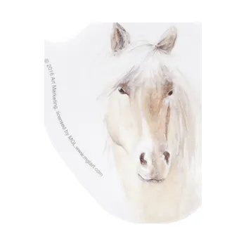 prostírání ASHDENE MAGNIFICENT HORSES bílé melaminové prostírání na čajové sáčky