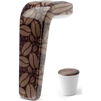 Příprava kávy GIANNINI Tua Coffe na 6 šálků espressa hnědá - plastová rukojeť a držák kávovaru