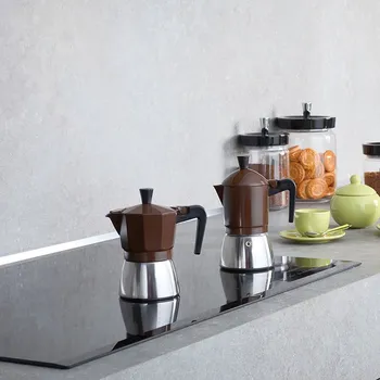 Moka konvice Hliníkový tlakový kávovar GIANNINI NINA pro 3 šálky espresso (3 tz)