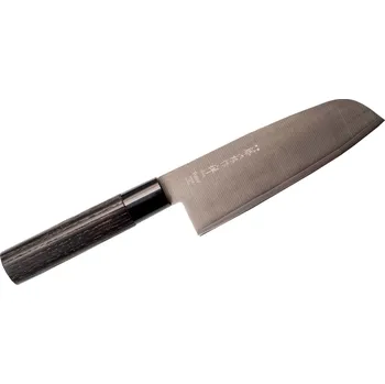 Kuchyňský nůž TOJIRO Zen Black 16,5 cm černý - nůž Santoku z nerezové oceli