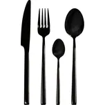 AMBITION Como 24 ks černá - sada příborů pro 6 osob z nerezové oceli