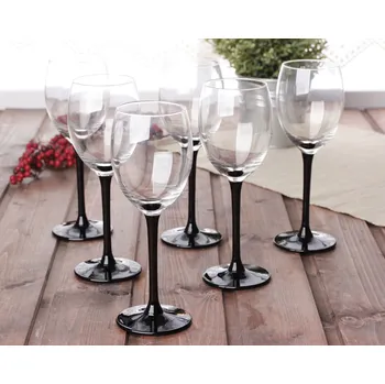 Sklenice Sklenice na bílé víno ROYAL LEERDAM ONYX 6 ks