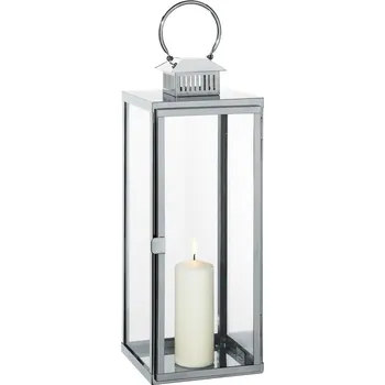 Lucerna Ocelová ozdobná lucerna CILIO TORRE 63 cm