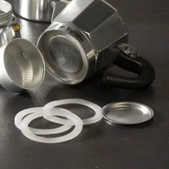 Náhradní díl pro kávovar TOGNANA na 3 šálky espresso 3 ks. - těsnění do kávovaru silikonové se sítkem