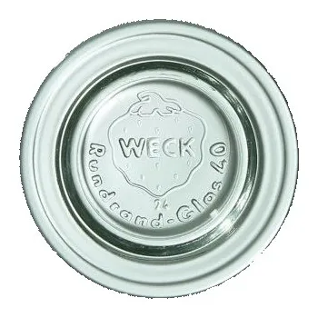 Víčko na zavařovací sklenici WECK Glass 5,5 cm - skleněné víčko na sklenice