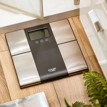 Domácí spotřebič ADLER Scale 31 x 31 cm - digitální osobní váha diagnostická