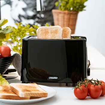 Topinkovač Elektrický topinkovač/sendvičovač 900 W MESKO MS3220 BLACK